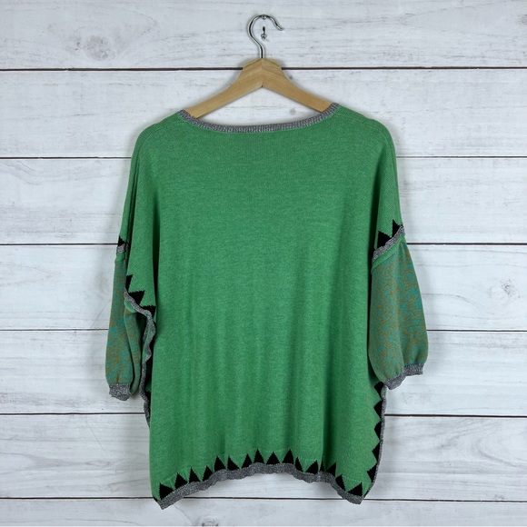 Paul & Joe Sister Anthropologie Short Sleeve Sweater Medium - Picture 2 of 3